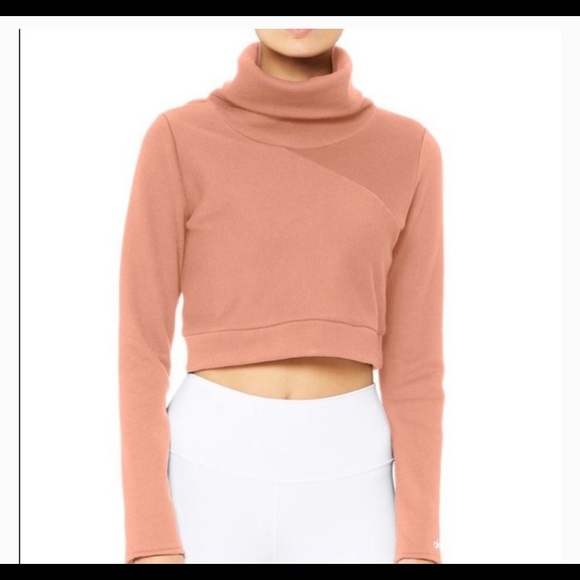 ALO Yoga Tops - Alo yoga soleil cropped sweatshirt